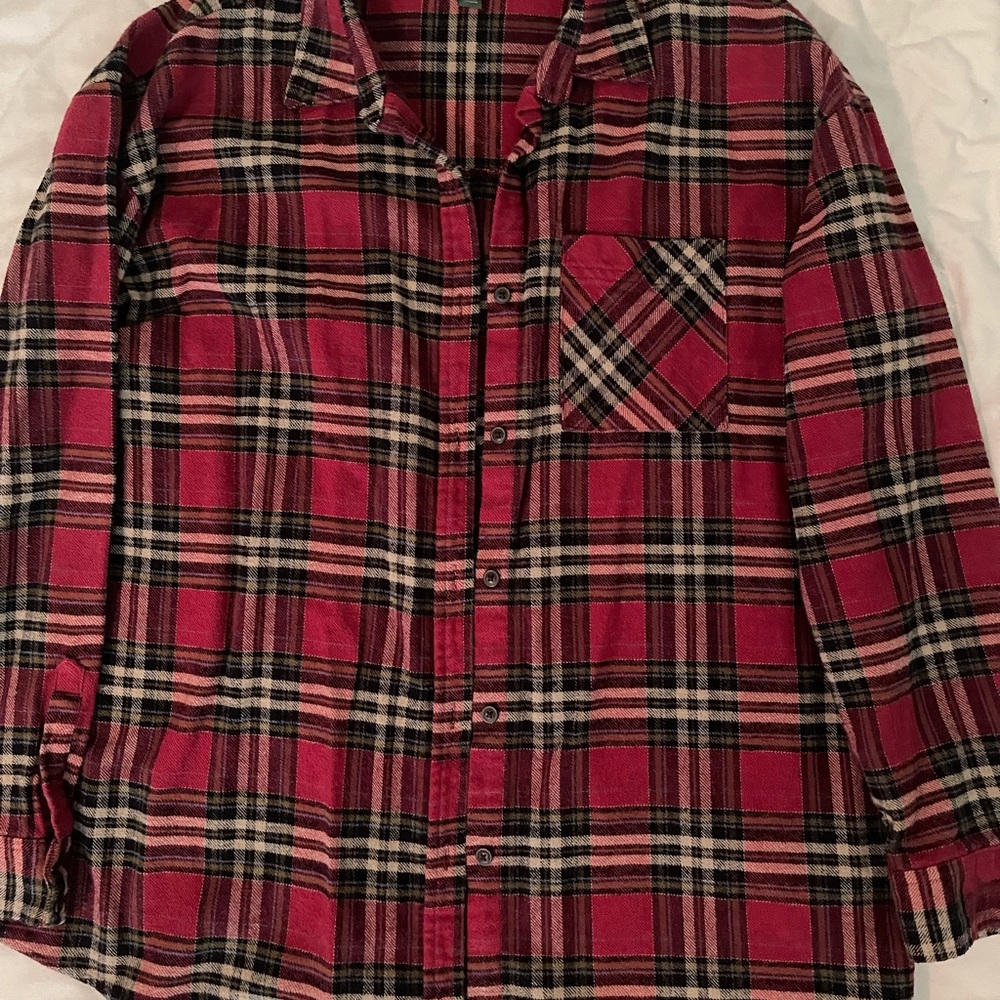 Wild fable flannel size L